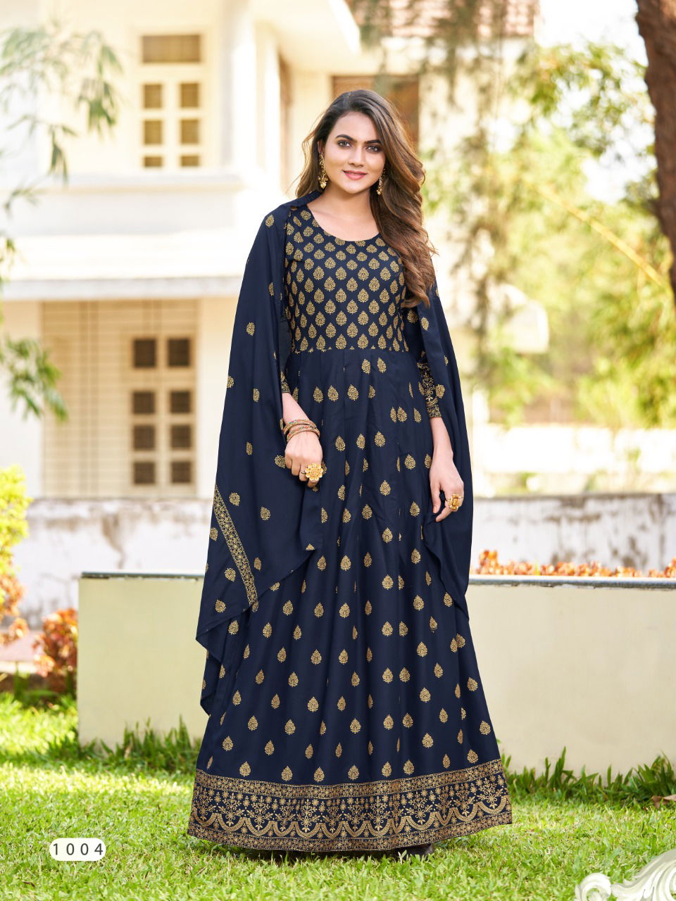 Banwery Paridhi Fancy Ethnic Wear Heavy Rayon Long Kurti With Dupatta Collection
